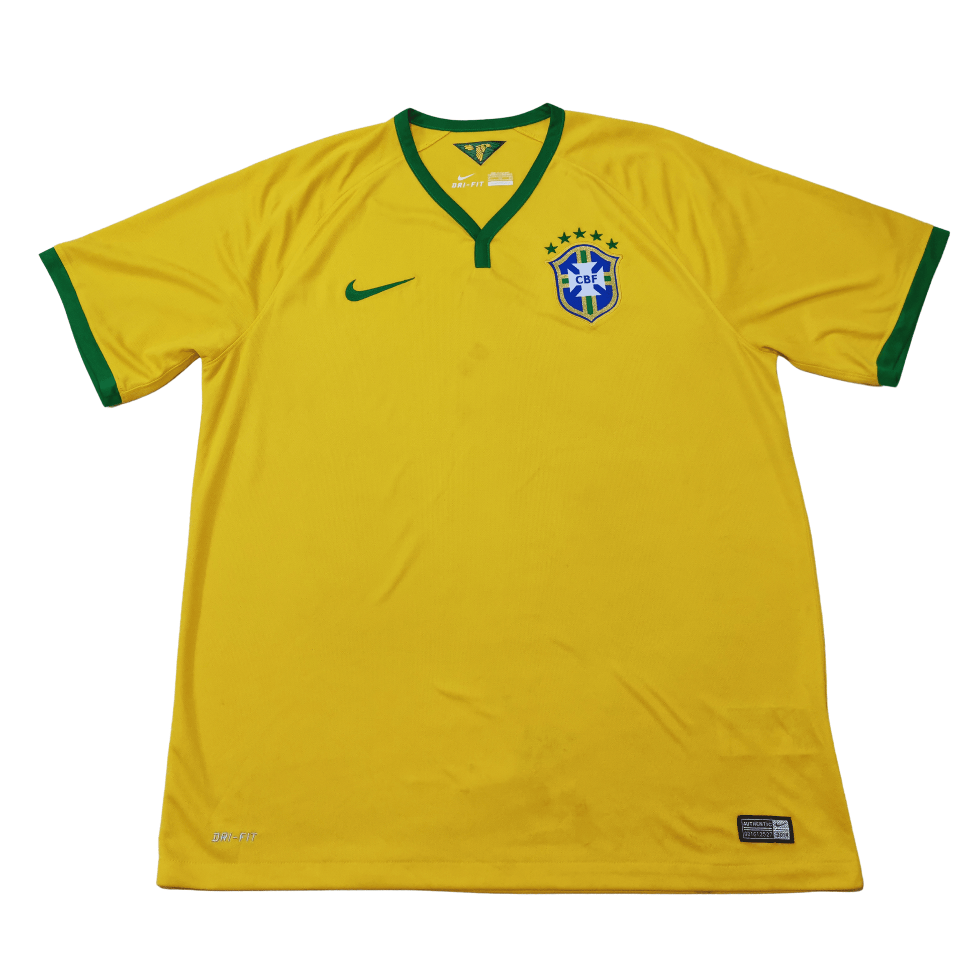 Brazil 2014 Home Jersey Front