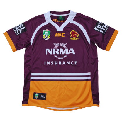 Brisbane Broncos 2017 Home Jersey Front