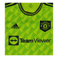 An Adidas Manchester United 2022/23 Third Jersey with the words teamviewer on it.