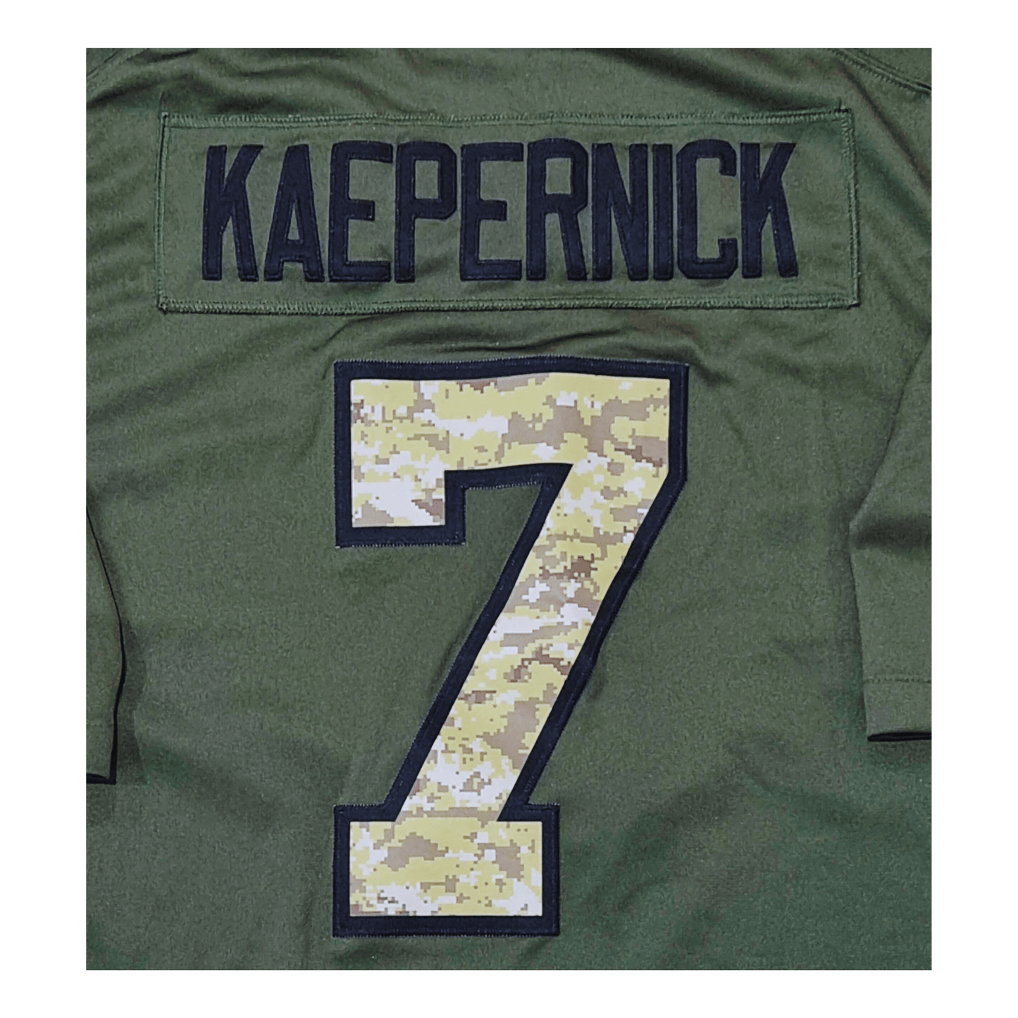 SF 49ers Salute to Service Jersey Upcycled Locker