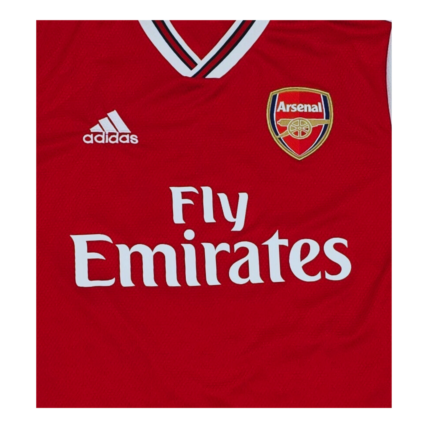 Arsenal 2019/20 Home Jersey - Bukayo Saka Front Logo | Upcycled Locker