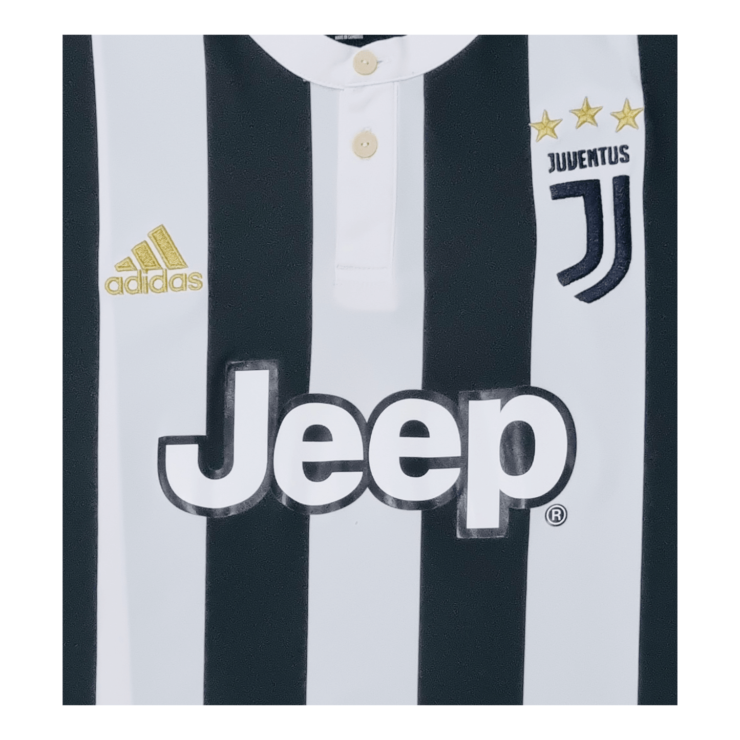 Juventus Home 2017/18 Home Jersey Front Logo | Upcycled Locker