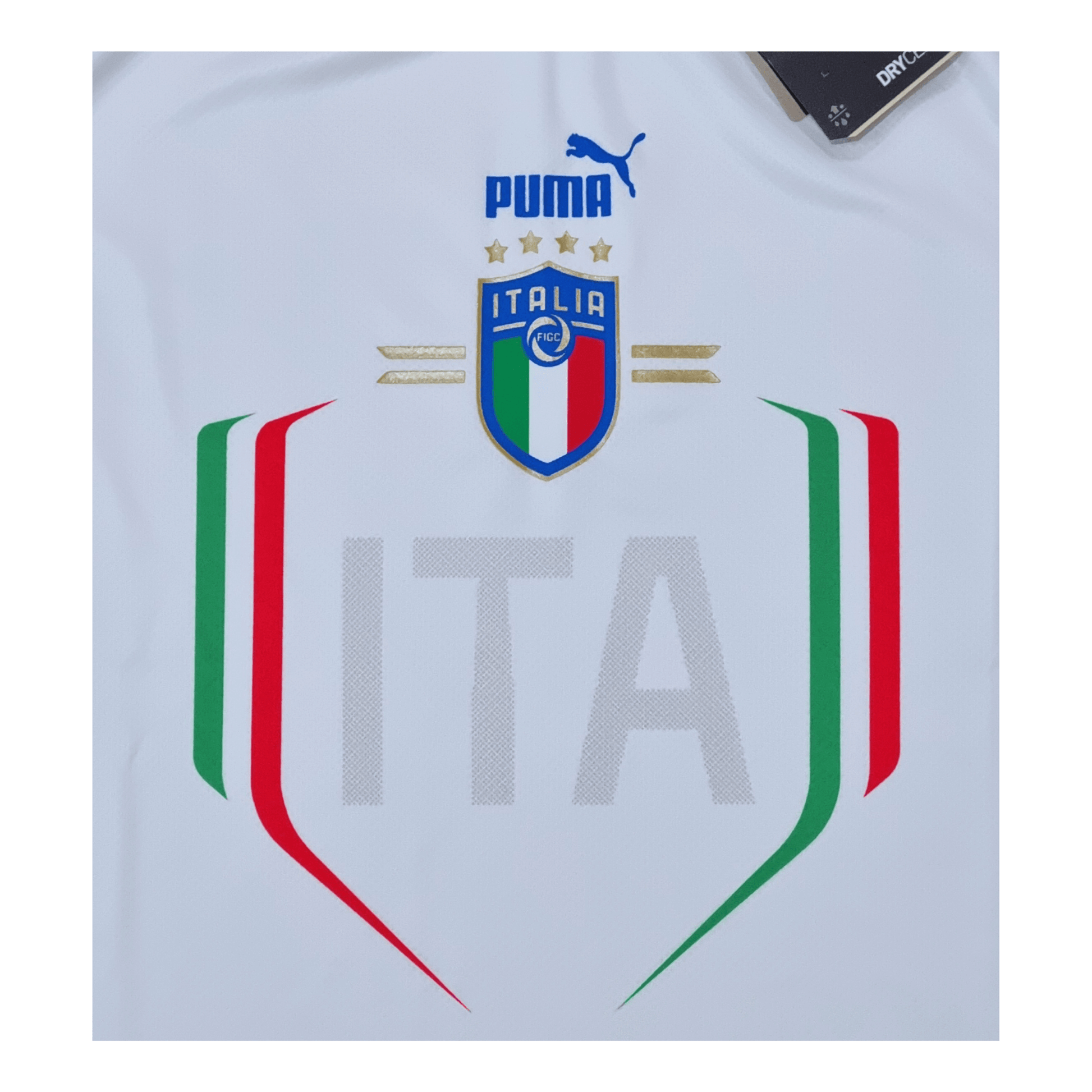 Italy 2022 Away Jersey Front Logo | Upcycled Locker
