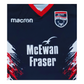 A Ross County 2018/19 Home Jersey with the words Macron on it.