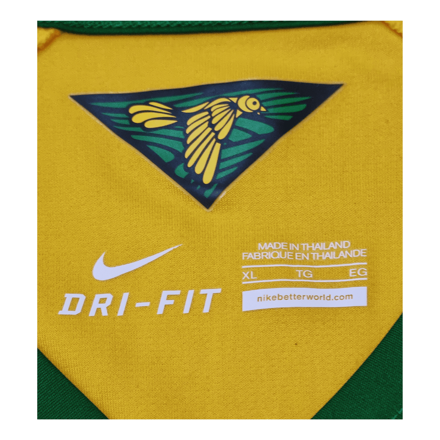 Brazil 2014 Home Jersey Size