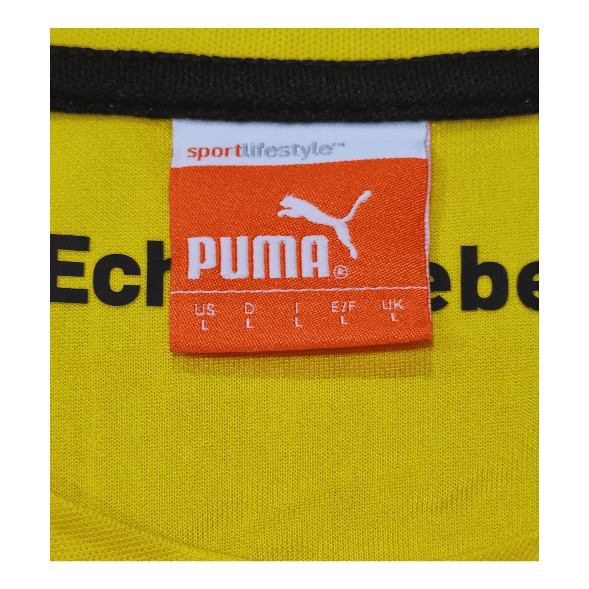 Borussia Dortmund 2014/15 Home Jersey - puma logo