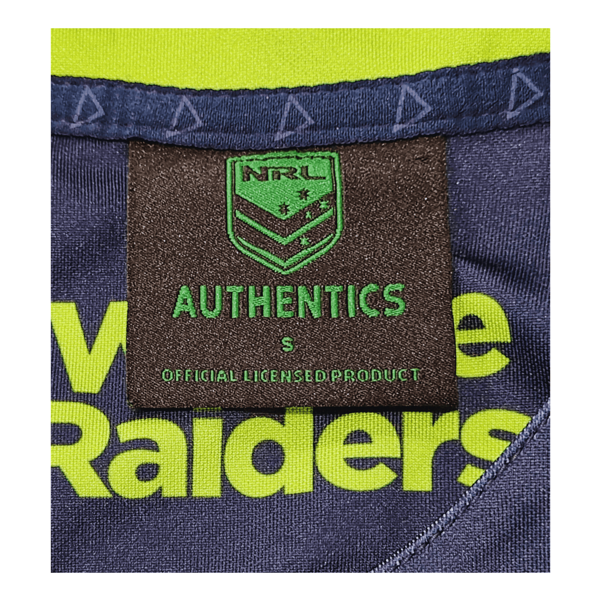 Canberra Raiders 2017/18 Away Jersey - Tag