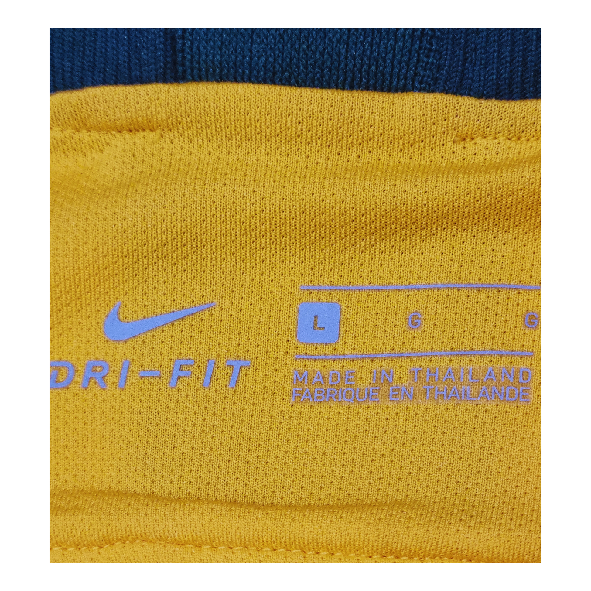 Australia 2018 Home Jersey by Nike - yellow/blue.