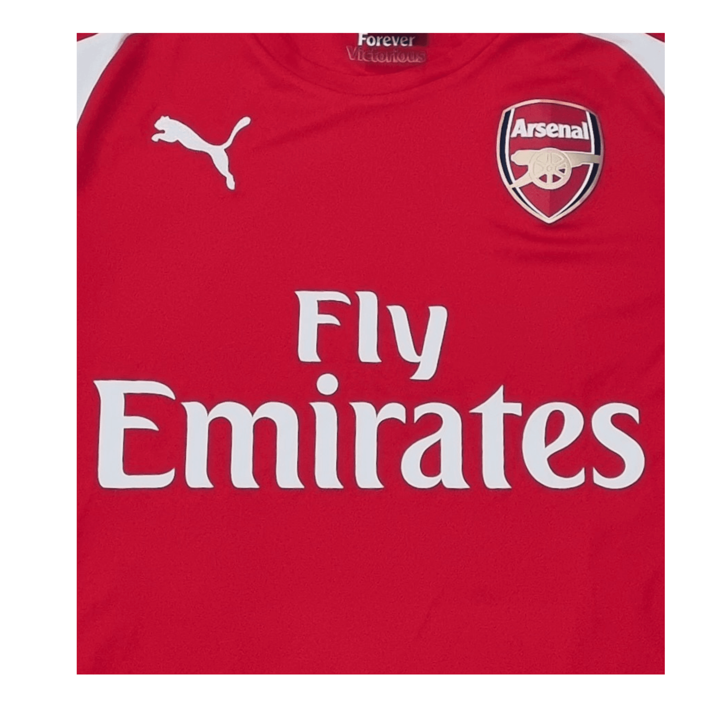 Arsenal 2014/15 Home Jersey Front Logo | Upcycled Locker