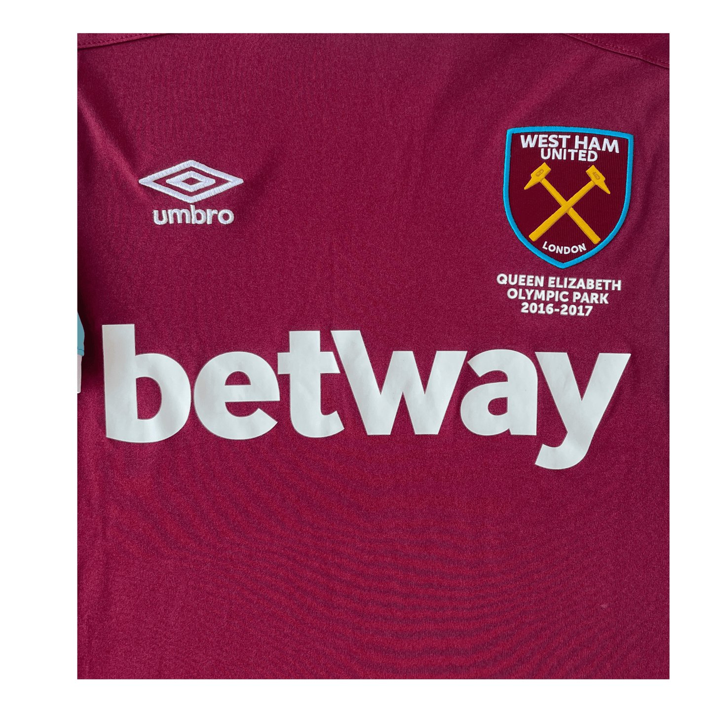 West Ham 2016/17 Home Jersey - Logo