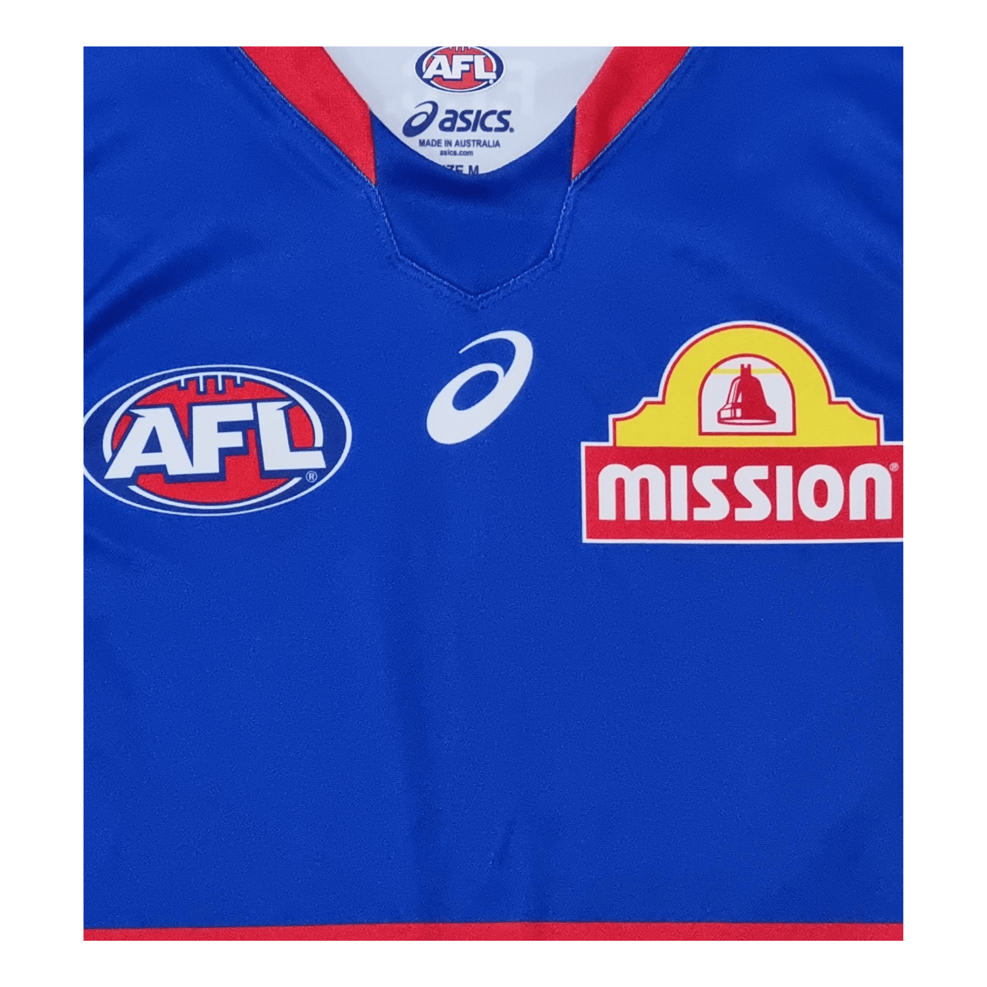 Western Bulldogs 2020 Home Guernsey - Logo Western Bulldogs 2020 Home Guernsey - Back