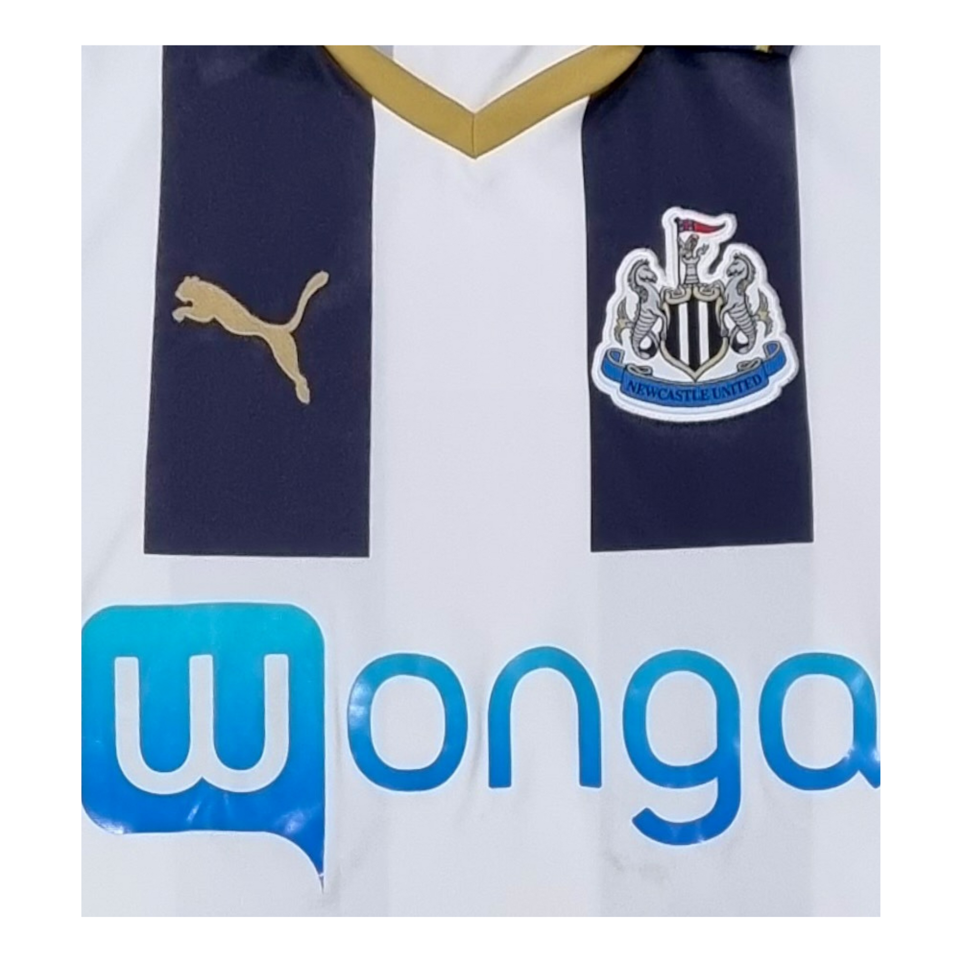 Newcastle United 2016/17 Home Jersey - Wonga