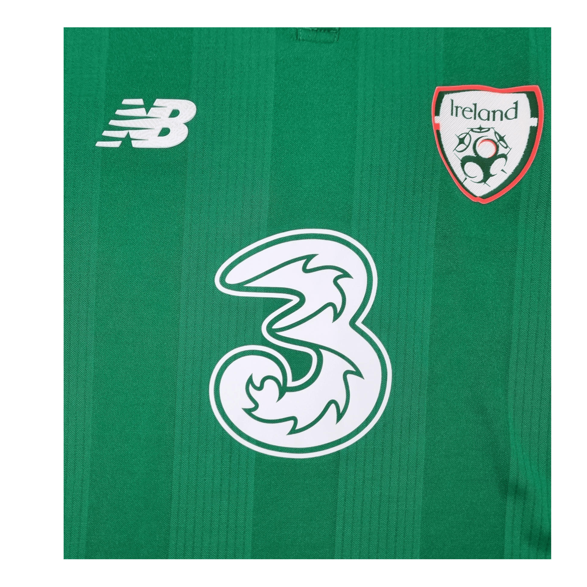 Ireland 2017/18 Home Jersey Front Logo | Upcycled Locker