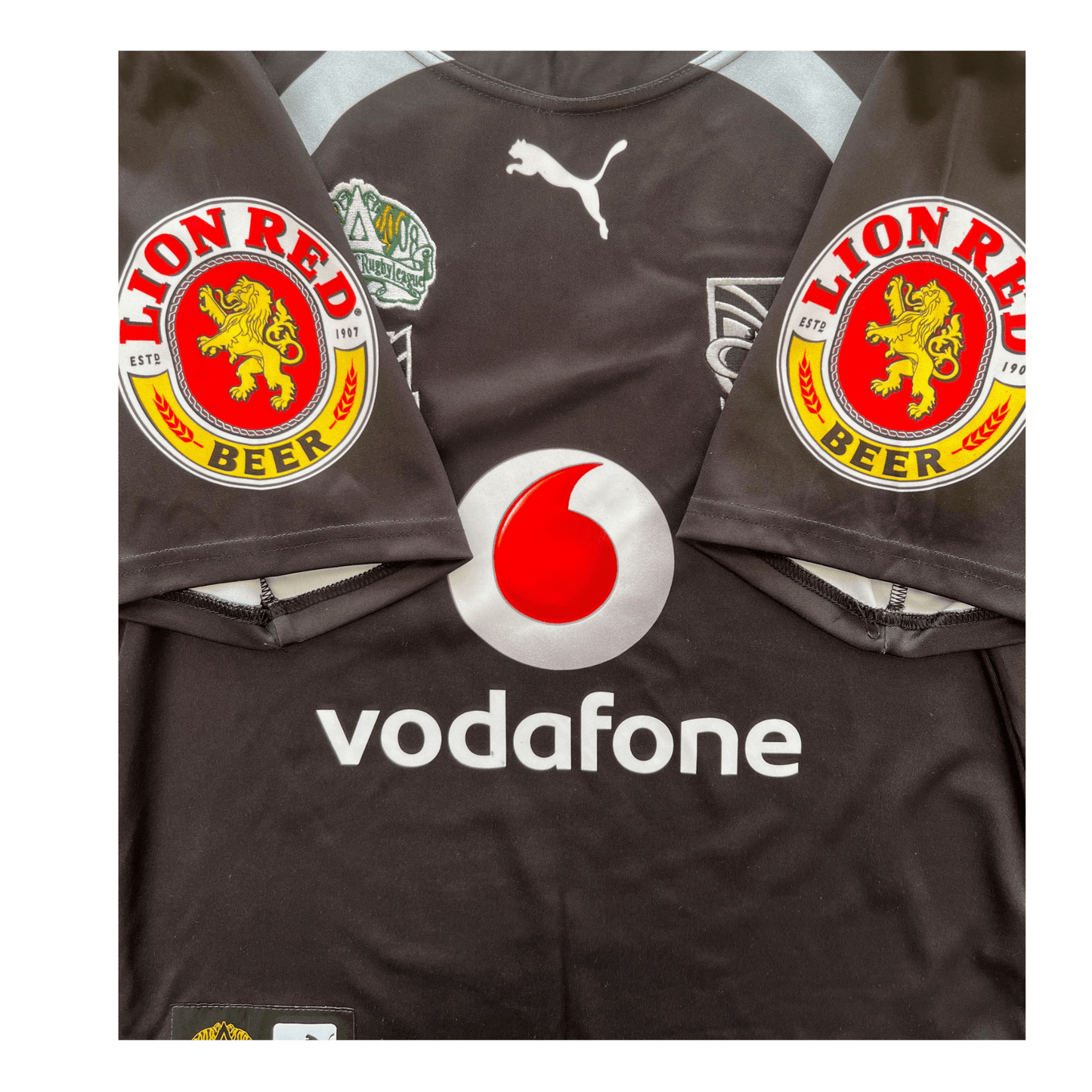 New Zealand Warriors 2008 Home Jersey -  Vodafone